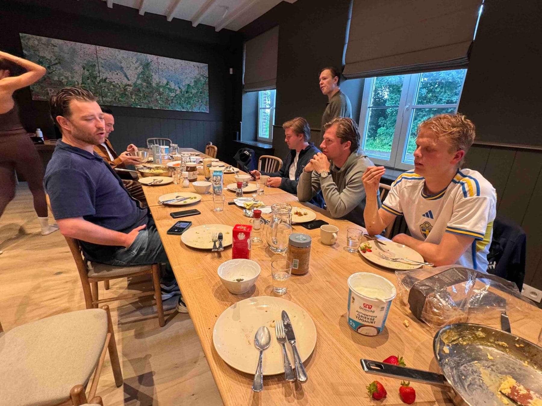 Breakfast table